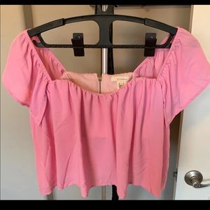 Off the shoulder crop top